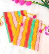 Wholesale Traditional Multi Color Indian Silk Potli, Women Handbag, Wedding Favors, Return Gifts